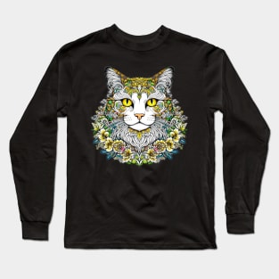 Kitty Glam Tropical Floral Long Sleeve T-Shirt